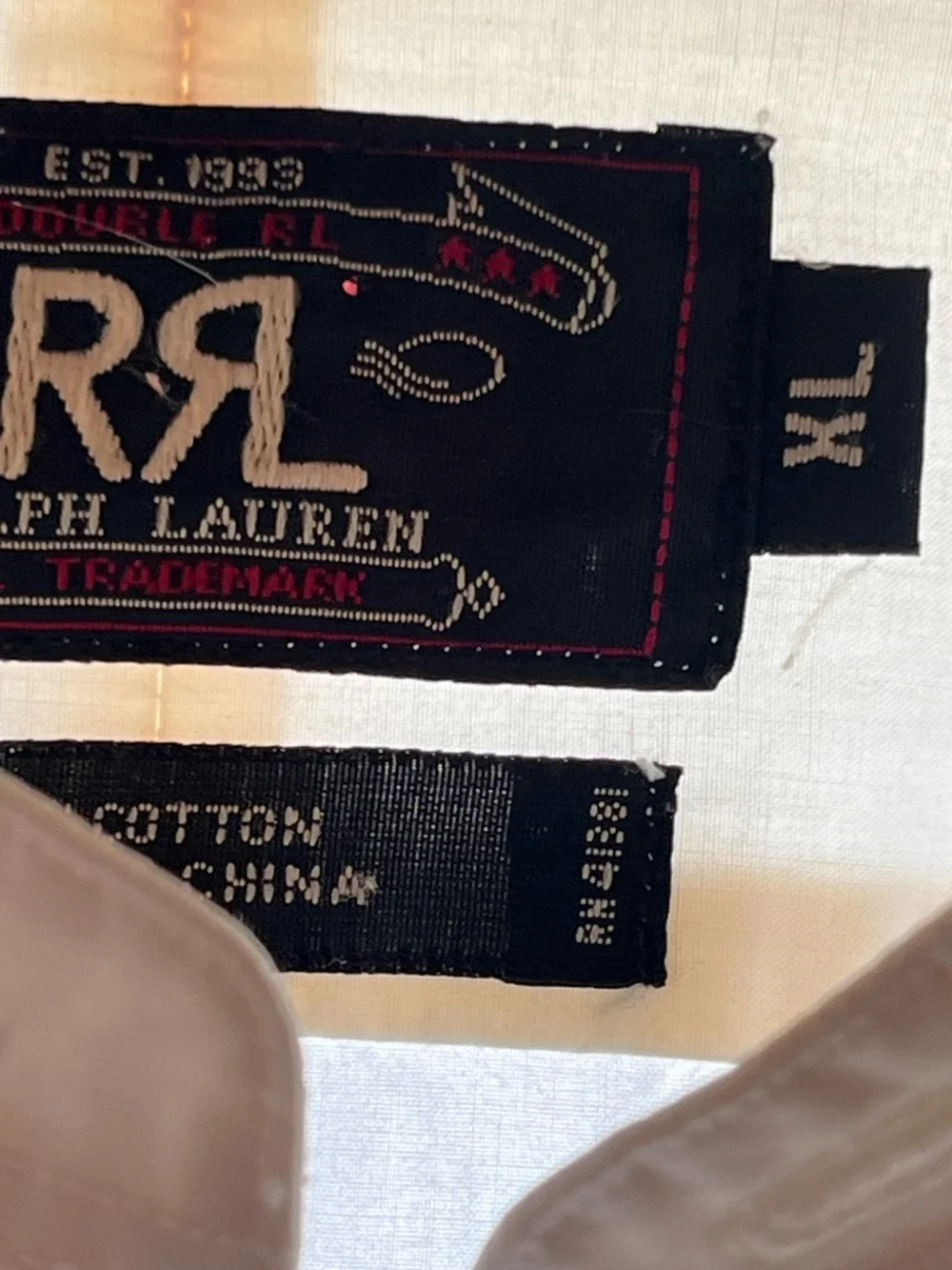 RRL Double RL 1990s Triple Star Bib Tuxedo Shirt XL White Band Collar - Picture 7 of 9